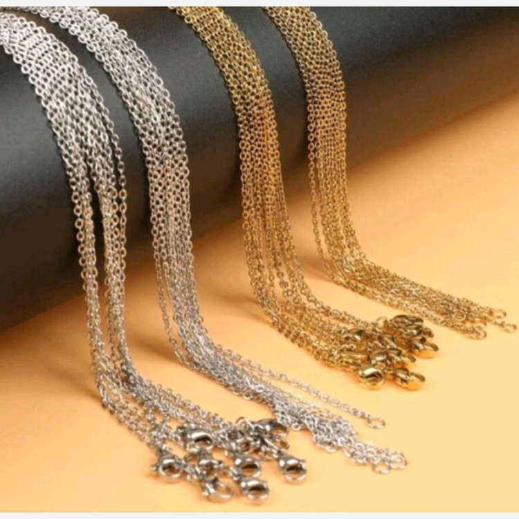 زنجیر استیل دیپلمات عمده بسته 100 عددی (ارسال رایگان) زنجیر عمده