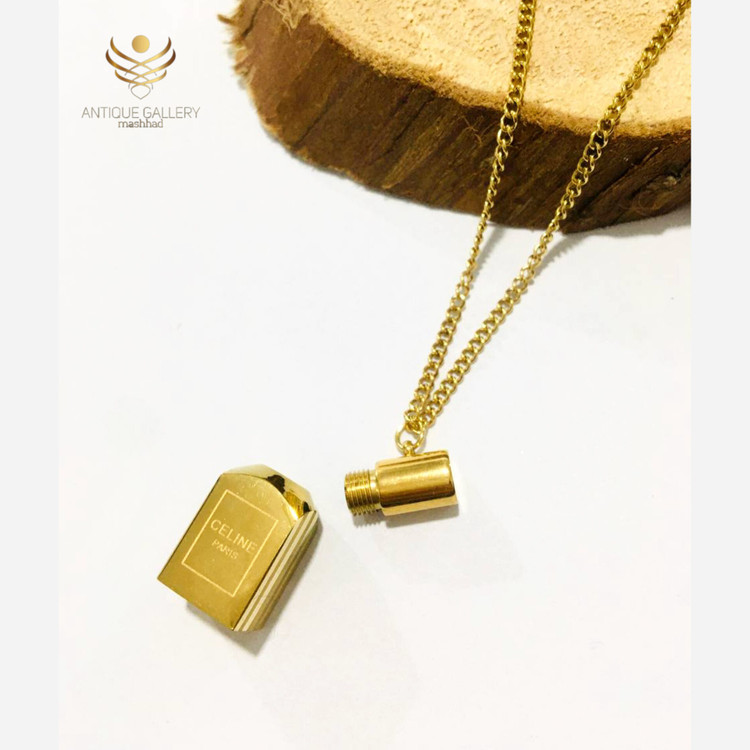 گردنبند جاعطری عطر. گردنبند جا خاک تربت گردنبند استوانه جا عطری