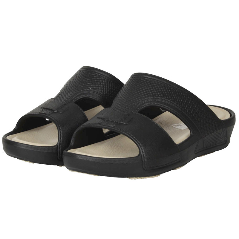 دمپایی مردانه مدل EVA224002607 طرح چرم