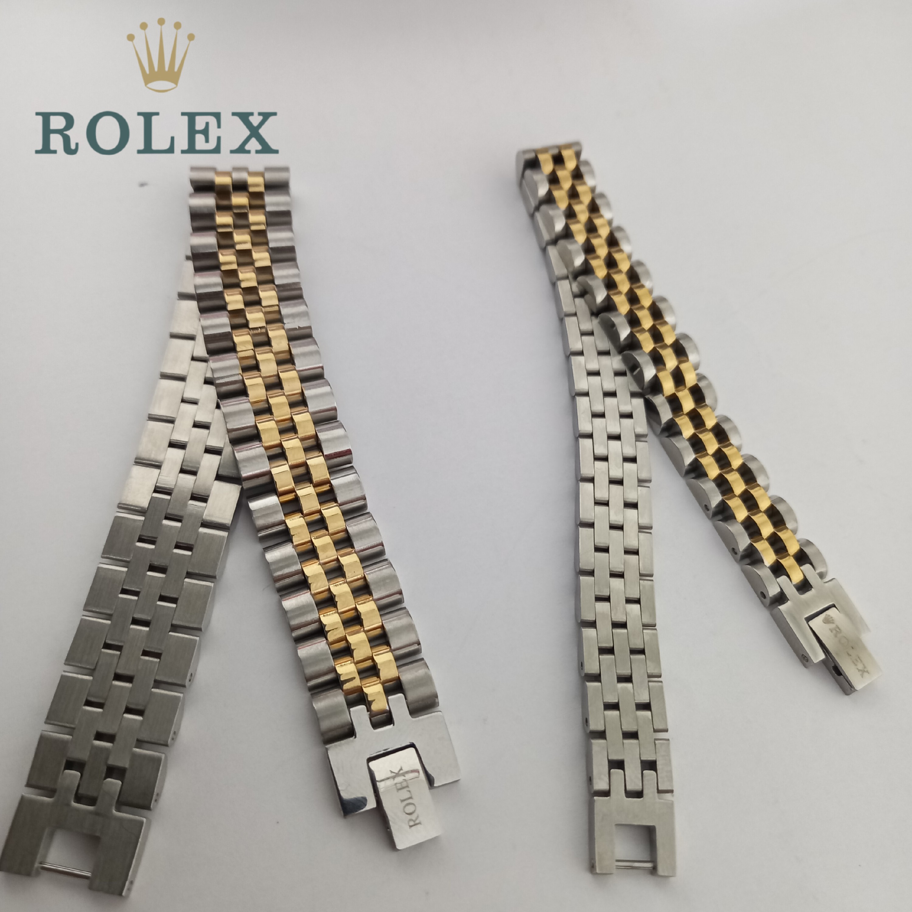 دستبند ست رولکس دو رنگ دستبند ست دستبند رولکس استیل
