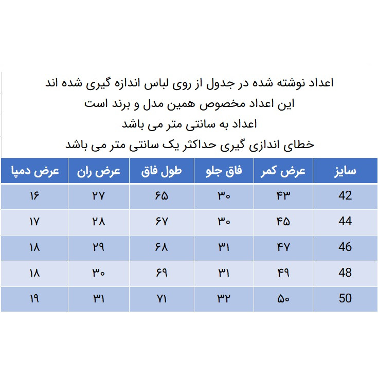 شلوار جین معمولی مردانه مدل 271005523