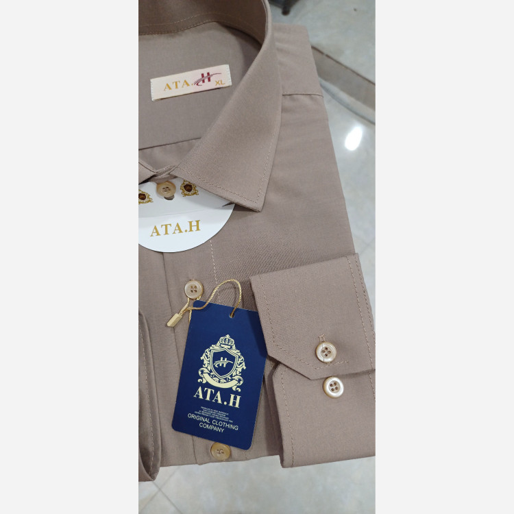 پیراهن جعبه ای مردانه شکلاتی