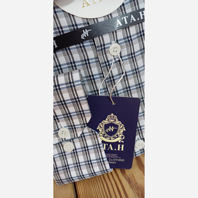 پیراهن مردانه چهارخونه کد 22