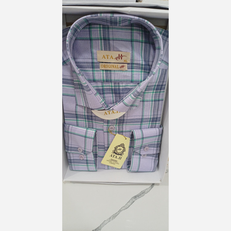 پیراهن مردانه چهارخونه درجه یک کد230