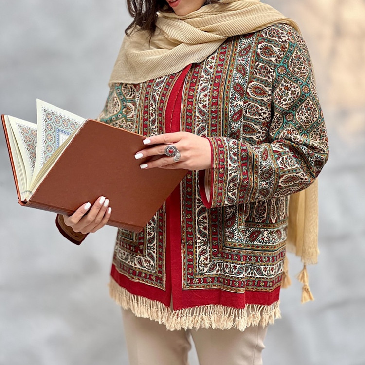 کت و لباس قلمکار نقشه گنبدی
