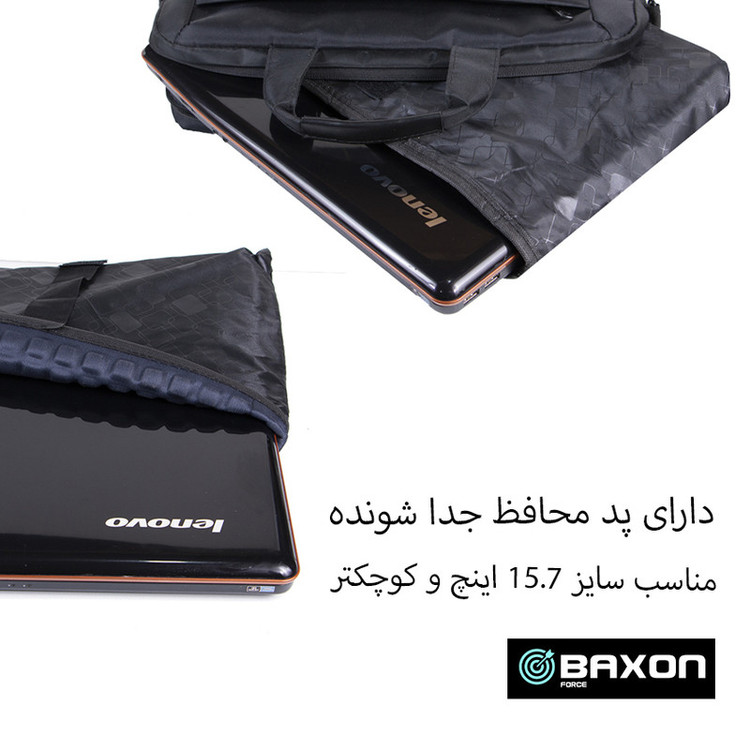 کیف لپ تاپ بگسون فورس مدل MST-1606 مناسب برای لپ تاپ 16 تا 17 اینچی