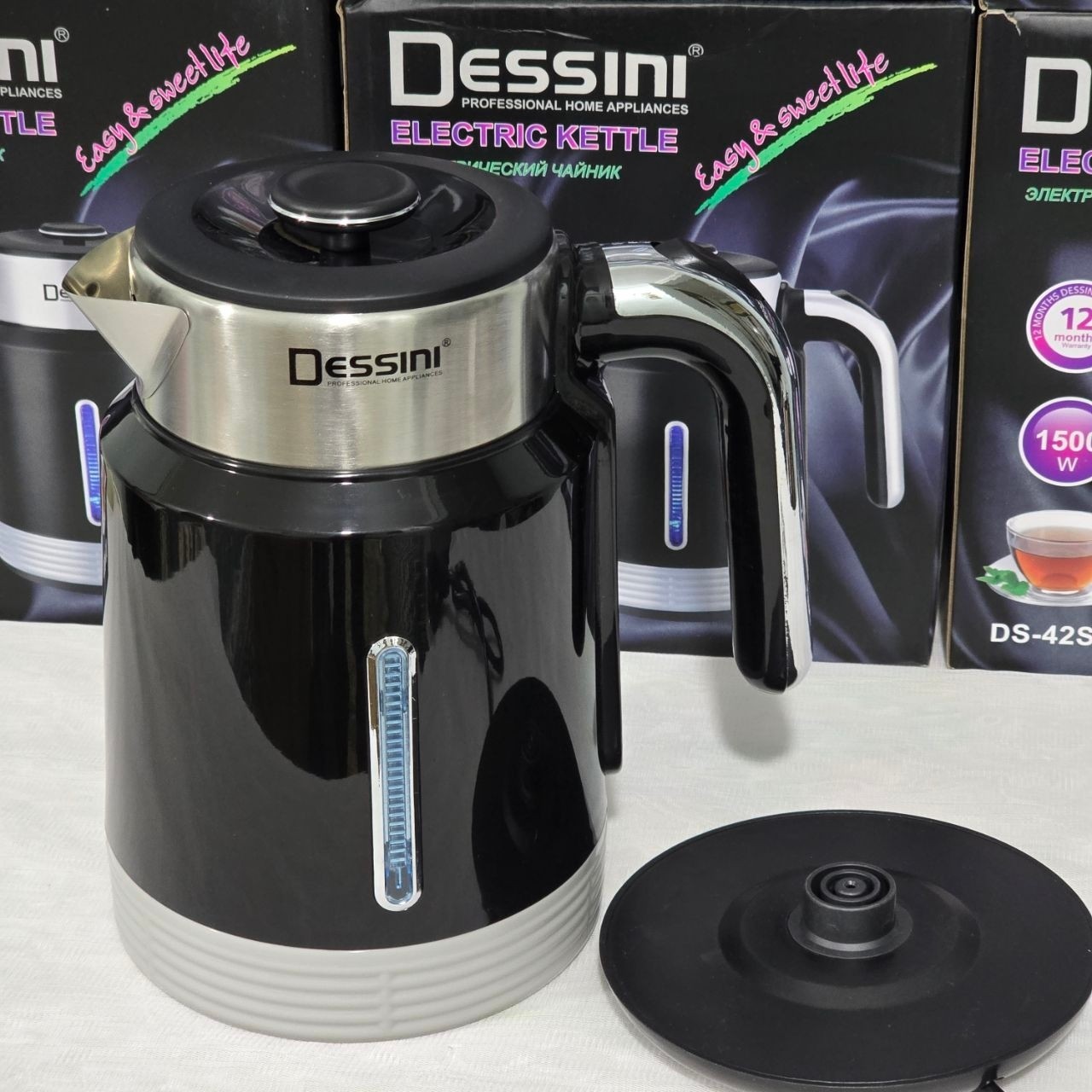 کتری برقی دسینی ایتالیا (ارسال رایگان) (2.5 لیتر) (1500w) DS-42SS
