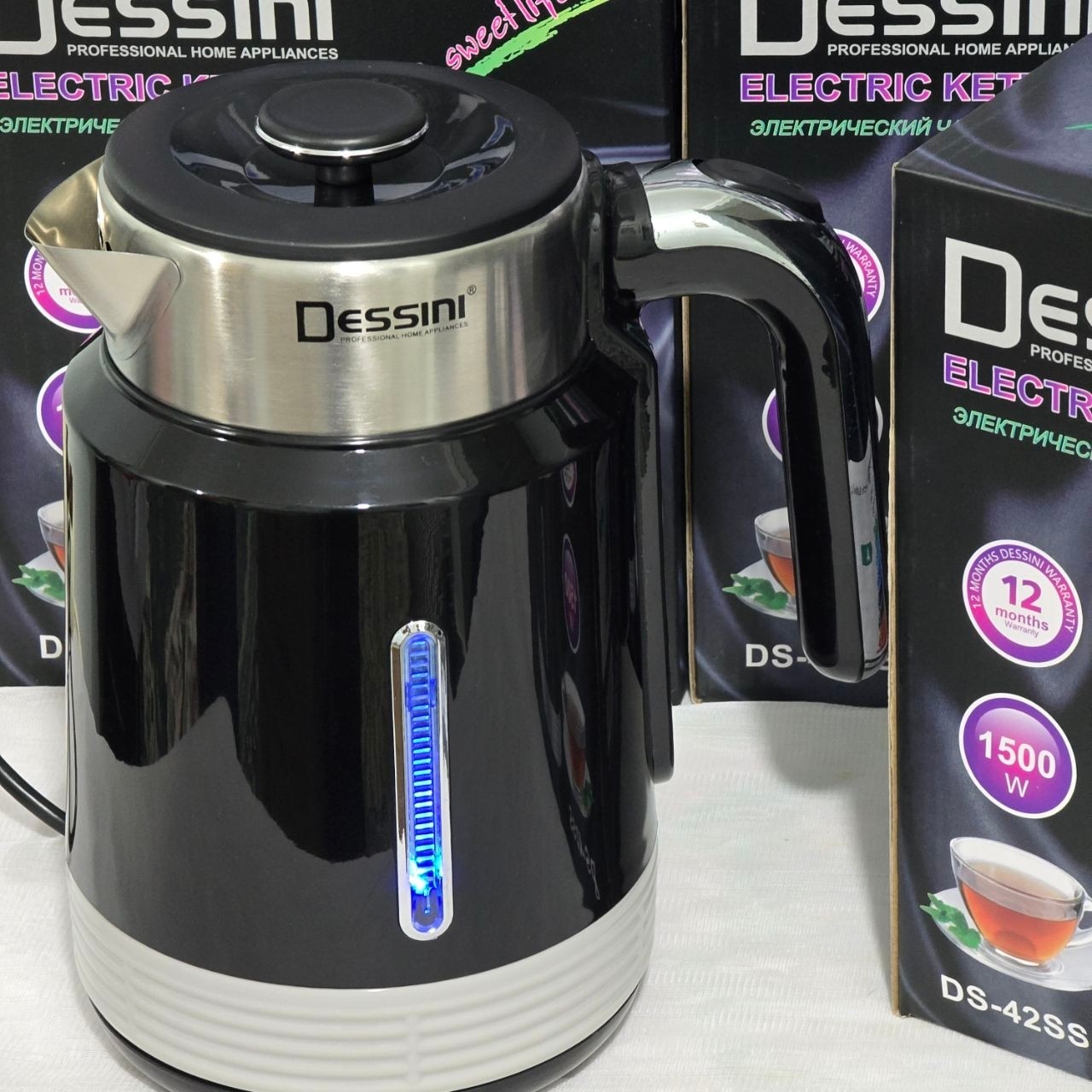کتری برقی دسینی ایتالیا (ارسال رایگان) (2.5 لیتر) (1500w) DS-42SS