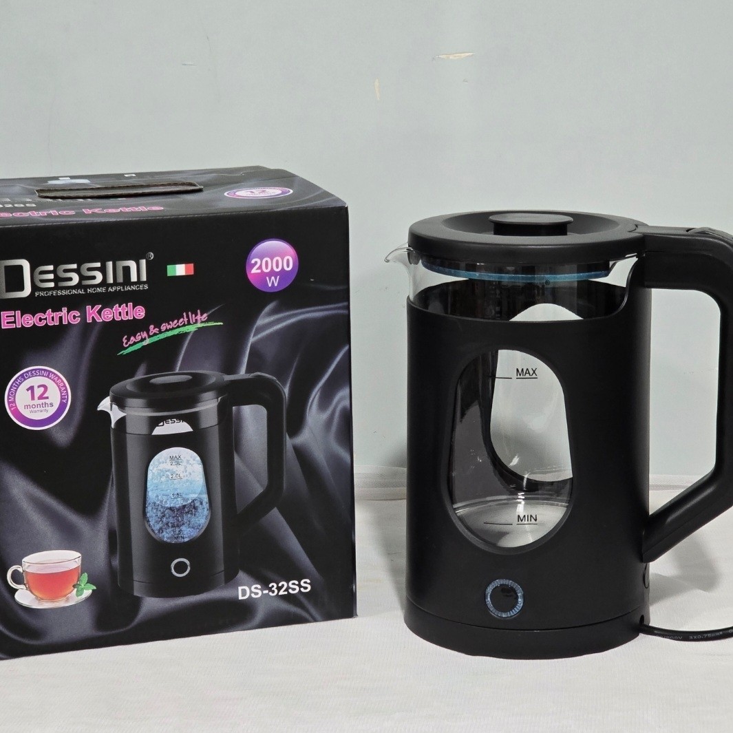 کتری برقی پیرکس دسینی ایتالیا (ارسال رایگان) 2000w (2.3 لیتر) DS-32SS