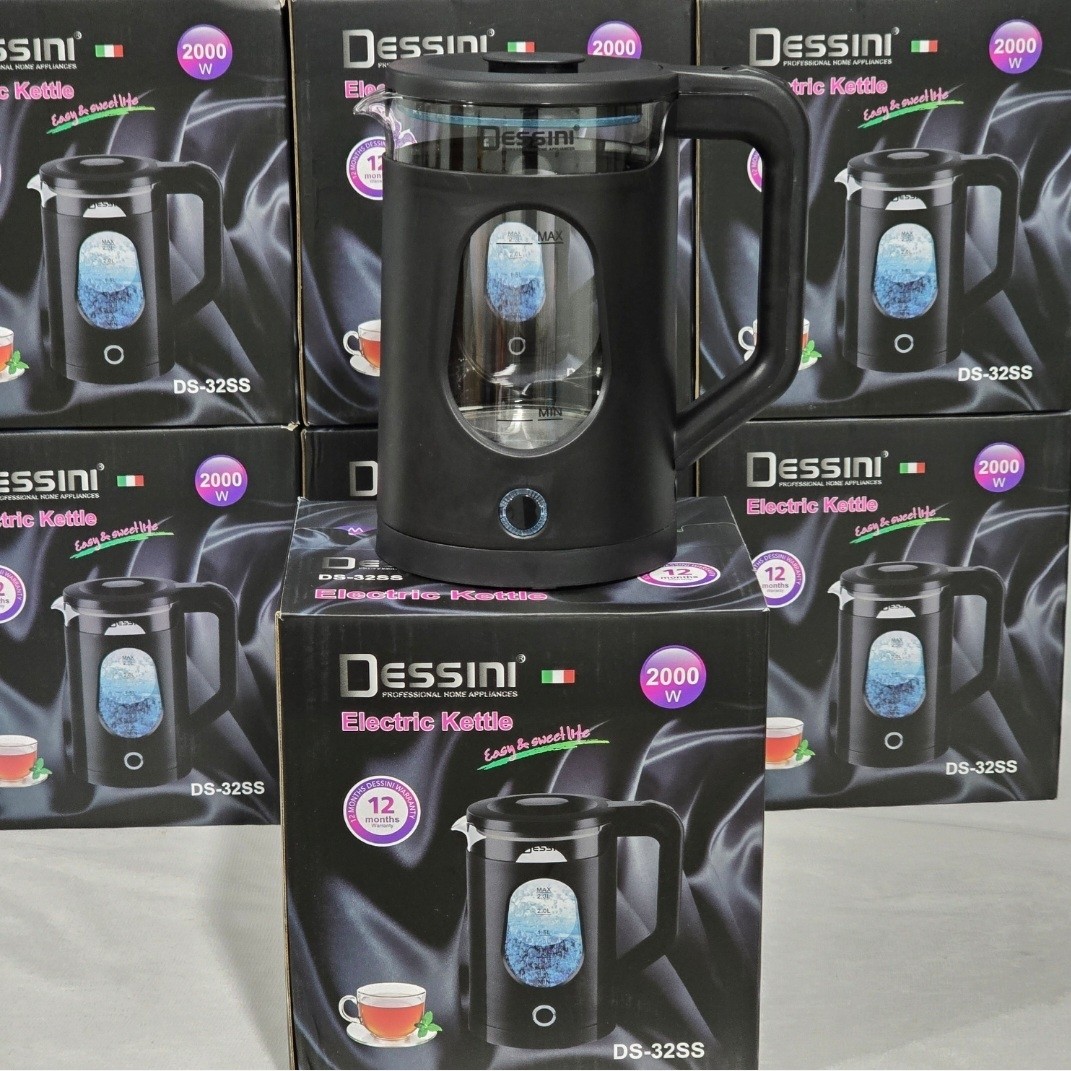 کتری برقی پیرکس دسینی ایتالیا (ارسال رایگان) 2000w (2.3 لیتر) DS-32SS