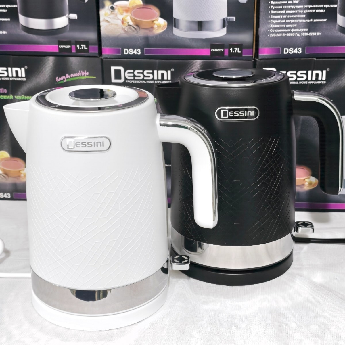 کتری برقی دسینی ایتالیا (ارسال رایگان) 2200w (1.7 لیتر) DS-43