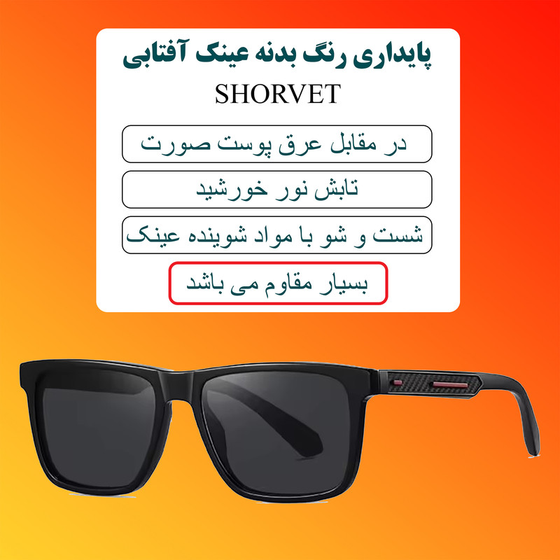 عینک آفتابی مردانه شوروت مدل BC9105