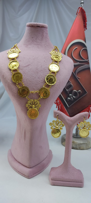ست پهلوی se110/عروسی/طرح طلا/لاکچری/دستساز