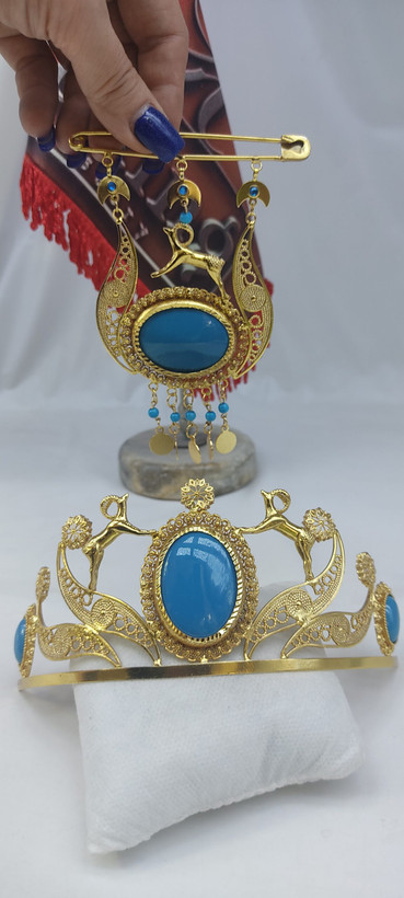 ست دلربا قوچ دار/عروسی/طرح طلا/لاکچری/دستساز