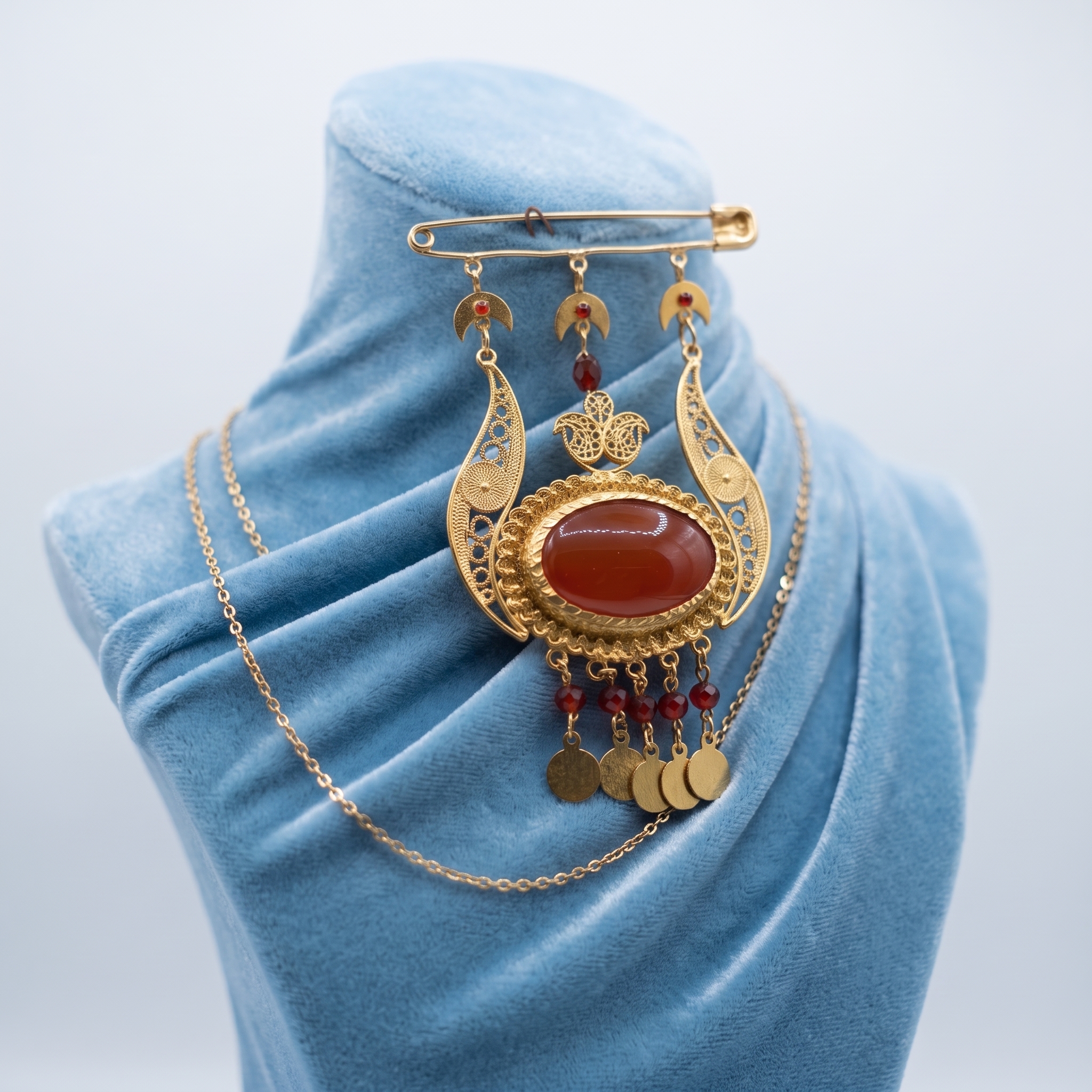 سنجاق زیرگلو دلربا | مراسمات و عروسی | روح گندم