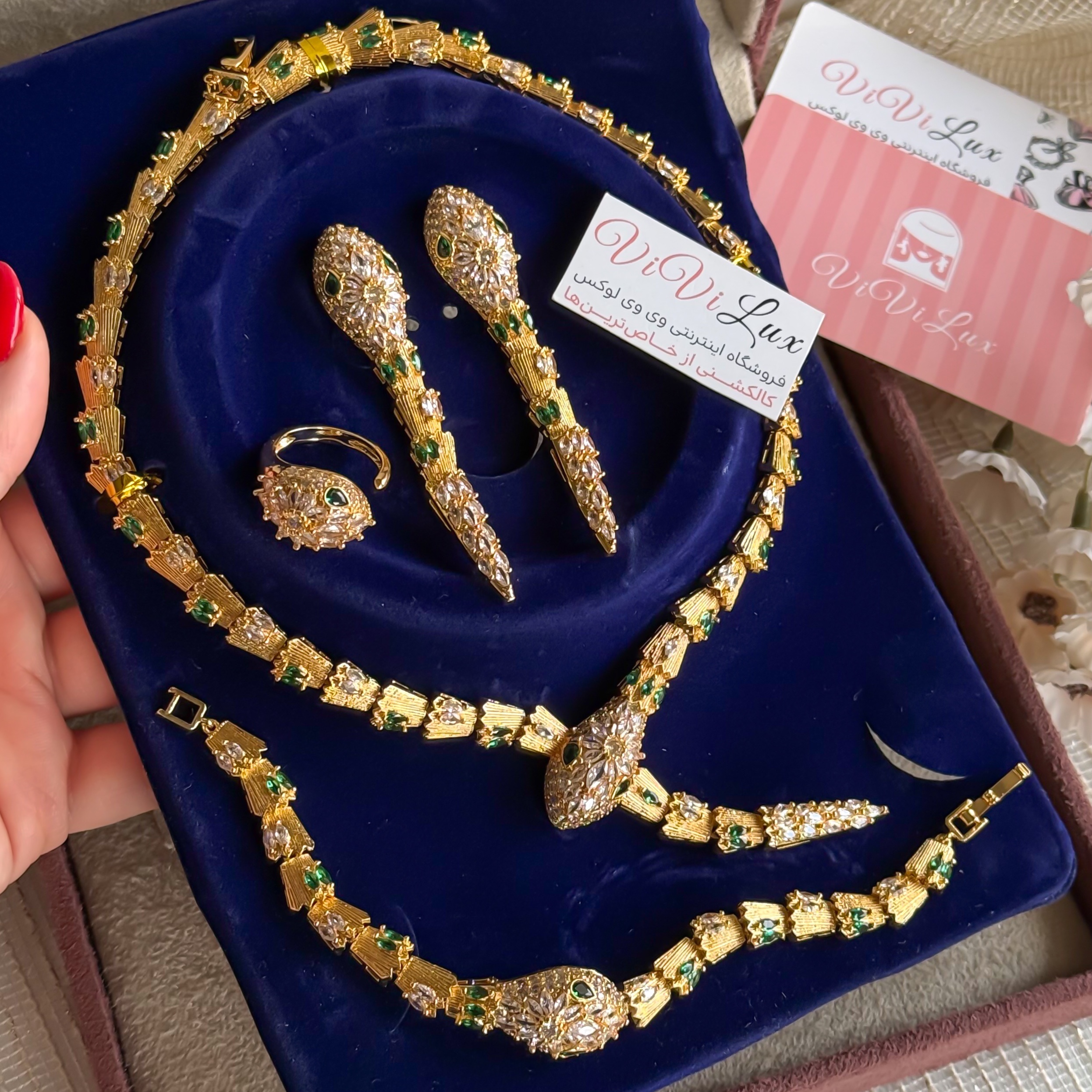 سرویس بولگاری ماری وارداتی مستر کاملا رنگ ثابت روکش طلا 18 عیار
