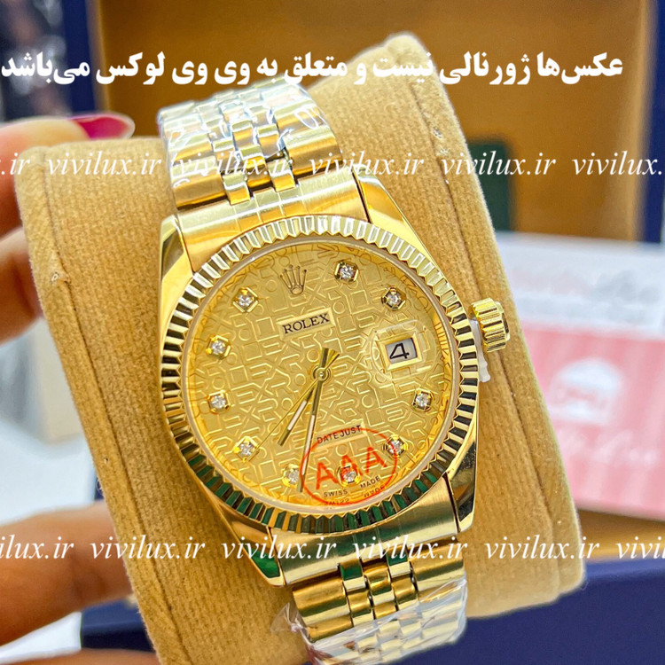 ساعت زنانه رولکس گرید درجه یک AAA وارداتی با لیبل