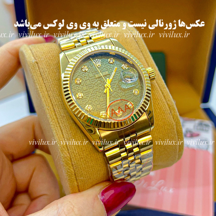 ساعت زنانه رولکس گرید درجه یک AAA وارداتی با لیبل