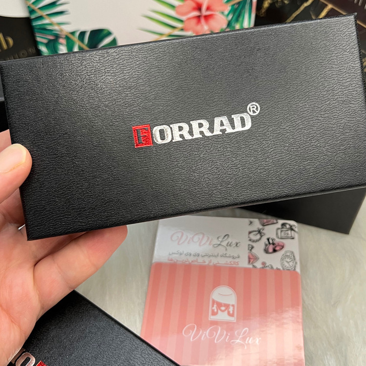 ساعت مردانه چرمی برند فوراد FORRAD با جعبه 12 ماهه موتور