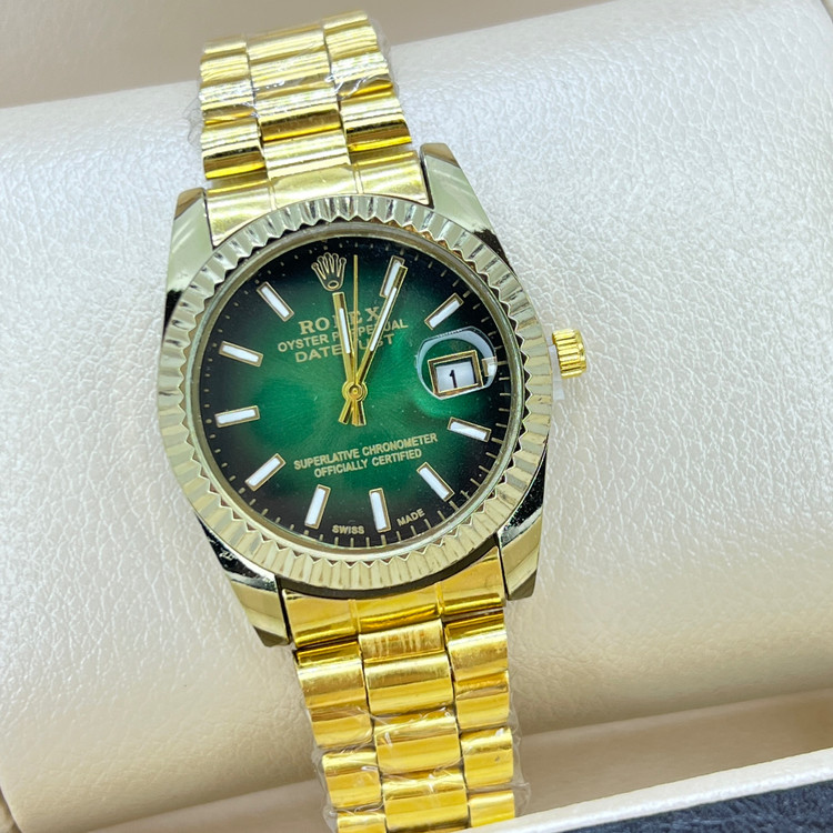 ساعت رولکس صفحه سبز قاب متوسط زنانه و مردانه خاص Rolex