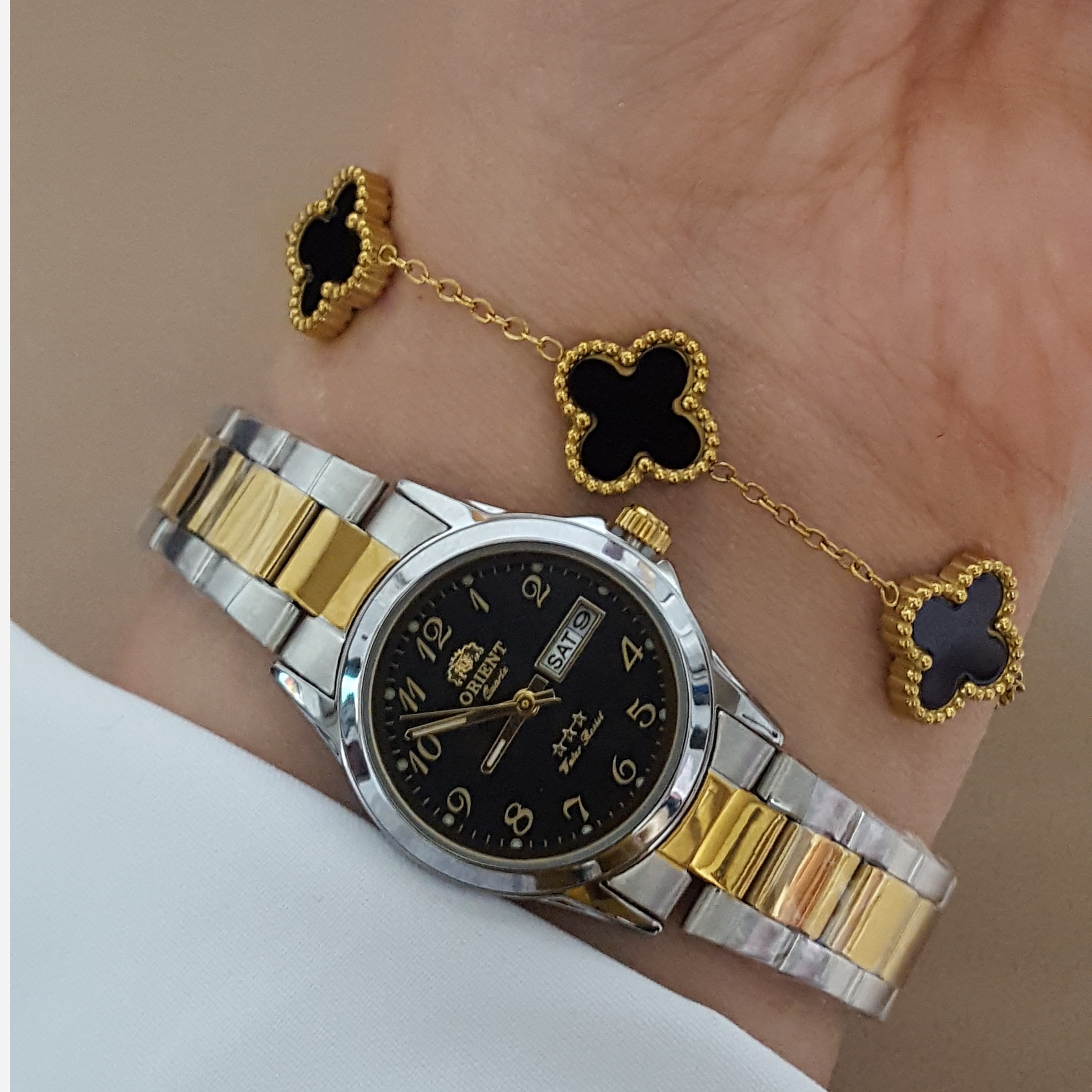 ست ساعت و دستبند لوکس زنانه کد 44