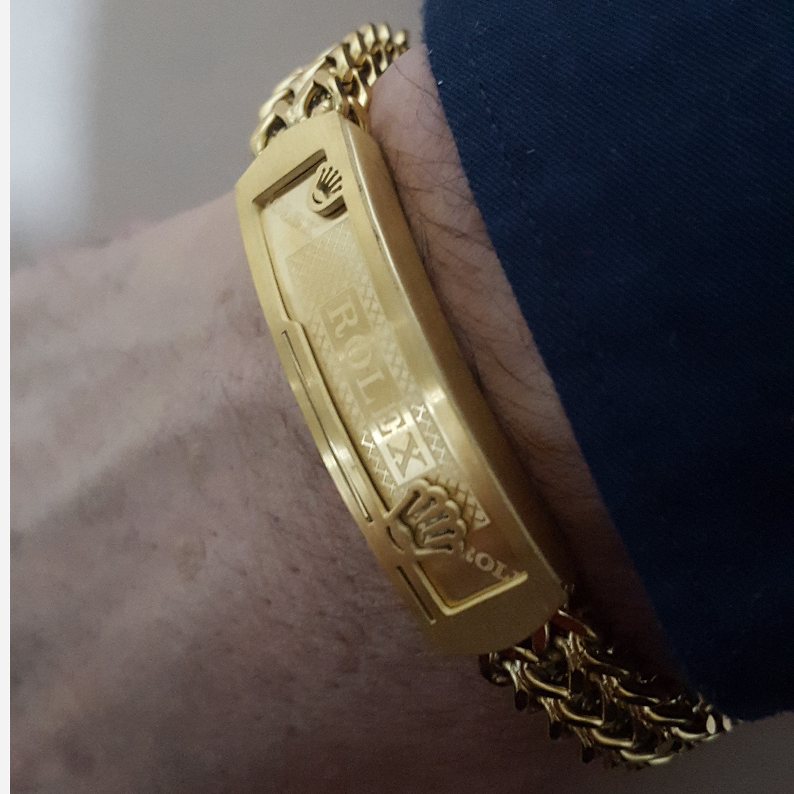 دستبند رولکس حصیری کد 13