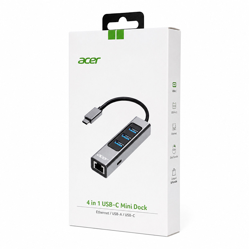 هاب 5 پورت USB-C ایسر مدل ODK3GO