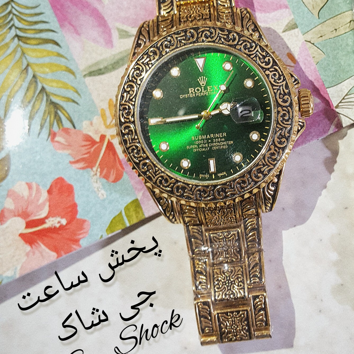 ساعت رولکس ساب مارین، تقویم دار ،قفل اصلی رولکس،.،