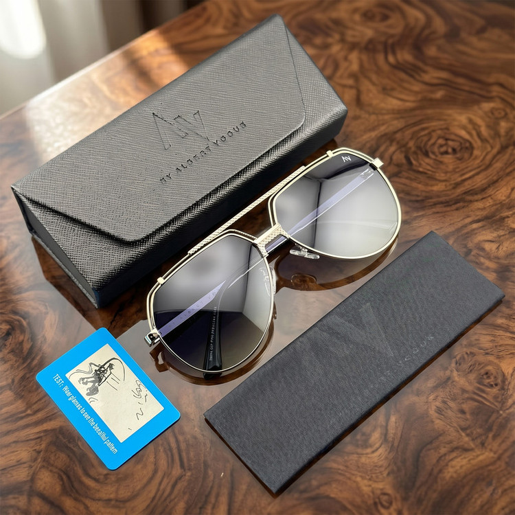 عینک آفتابی خلبانی (Aviator) مردانه آلبرت وگ مدل JS8554C05-P266