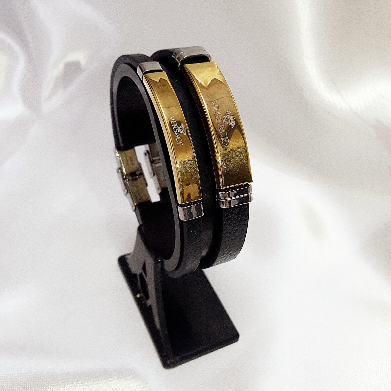 دستبند ست چرمی درجه یک برند VERSACE ورساچ مردانه وزنانه