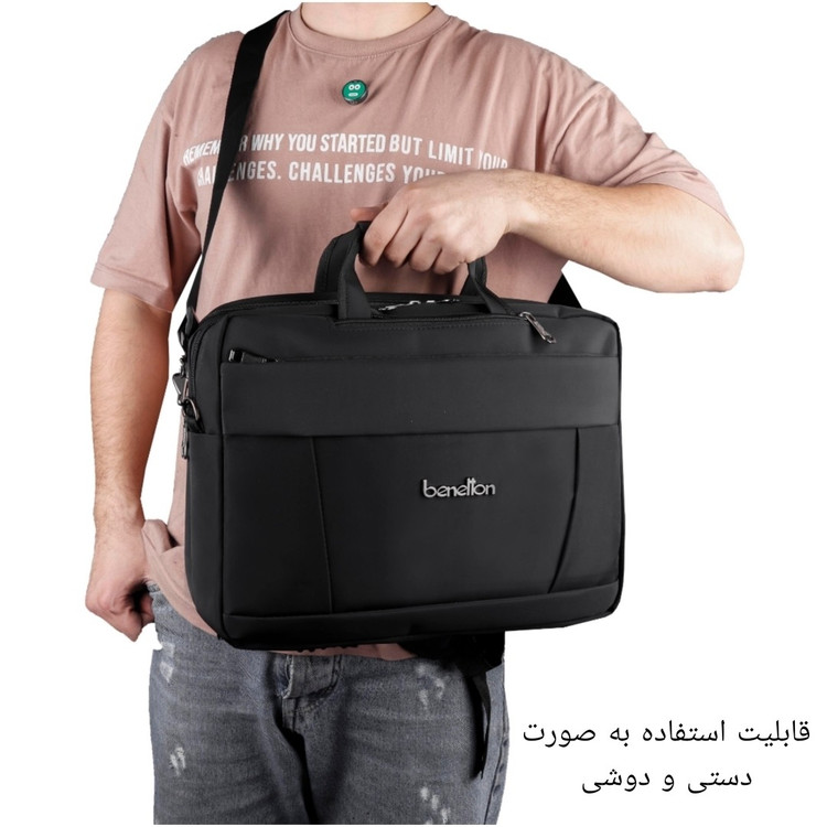 کیف لپتاپ مدل bnt-khrd مناسب لپتاپ تا16اینچ دوکاره کوله شو