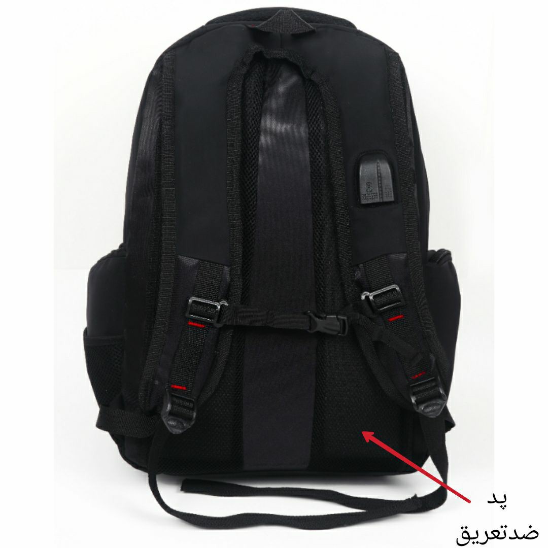 کوله پشتی حرفه ای لپتاپ مناسب لپ تاپ تا 17 اینچ محفظه ضدضربه حبابی پارچه ضدآب کوله پشتی فانتزی کوله حرفه ای
