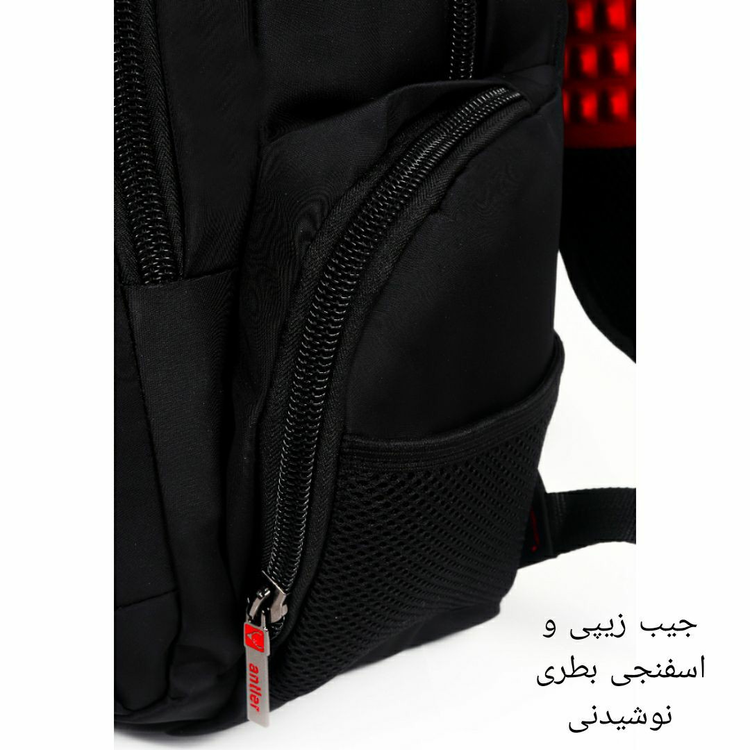 کوله پشتی حرفه ای لپتاپ مناسب لپ تاپ تا 17 اینچ محفظه ضدضربه حبابی پارچه ضدآب کوله پشتی فانتزی کوله حرفه ای