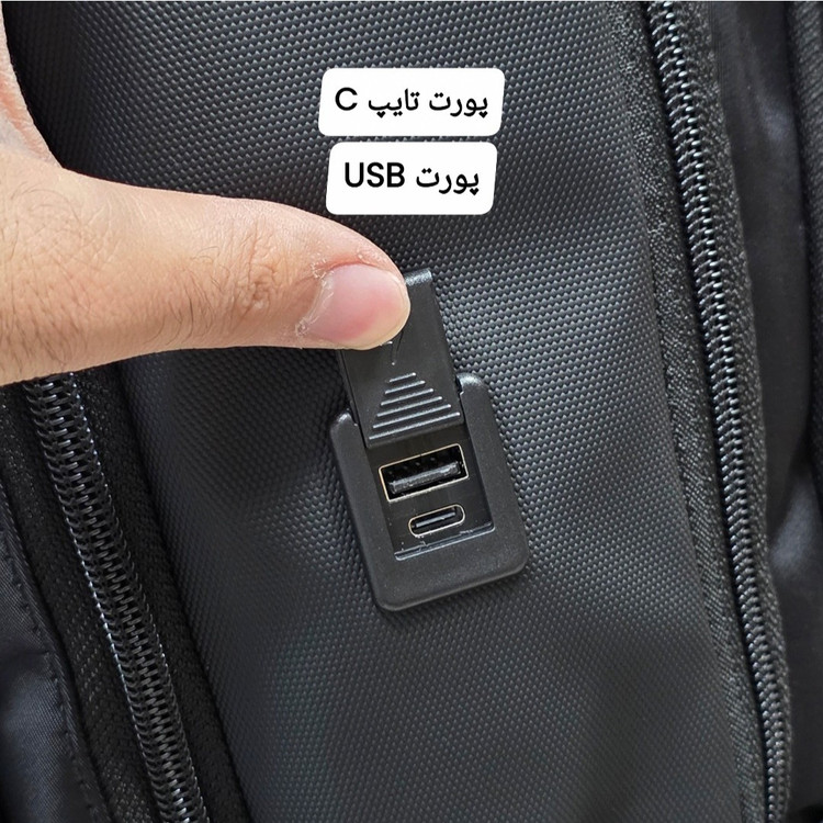 کوله پشتی لپتاپی قفل دار کد 4422