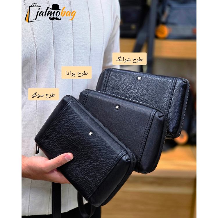 کیف دستی پاسپورتی مونت بلانک (MONTBLANC) کد 3268