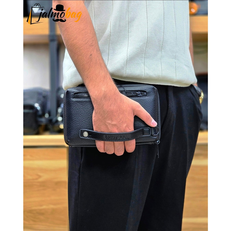 کیف دستی پاسپورتی مونت بلانک (MONTBLANC) کد 3268