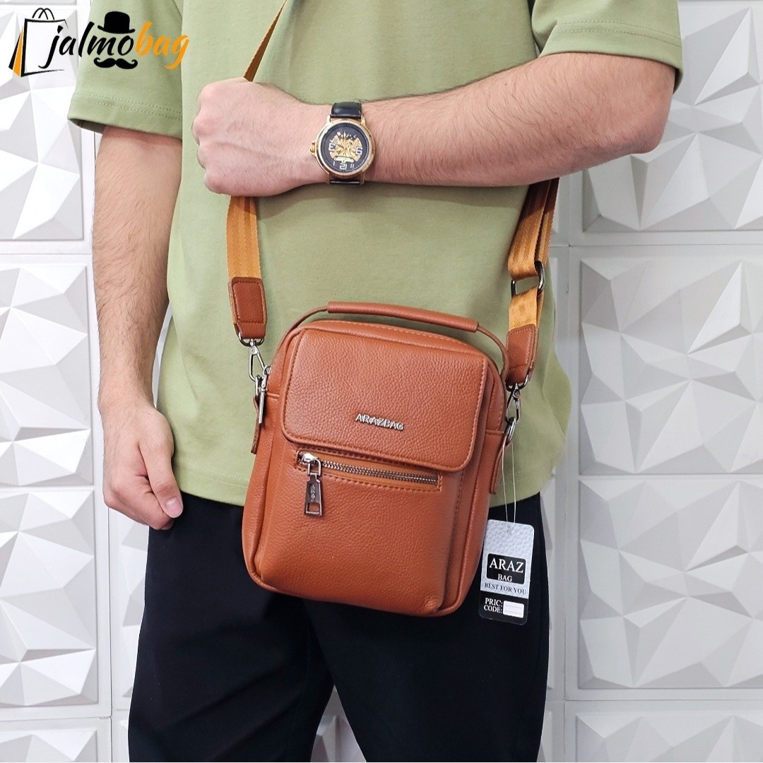 کیف دستی دوشی چرم خارجی کد 2088