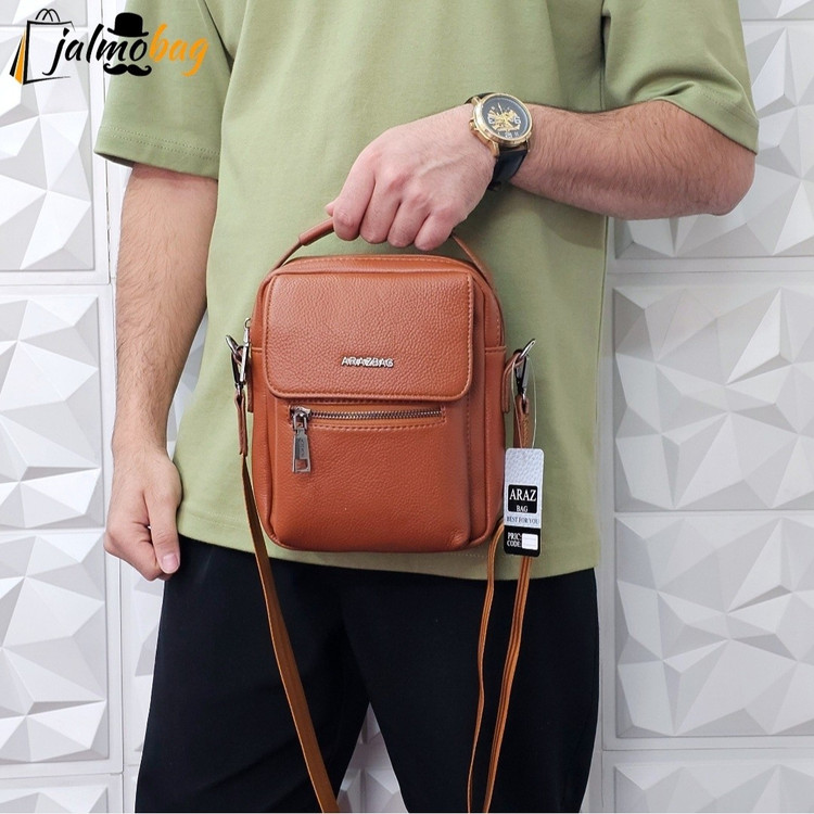 کیف دستی دوشی چرم خارجی کد 2088