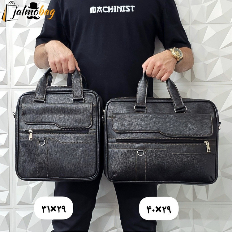 کیف اداری لپتاپی چرمی حلقه دار کد 6020 و 6022