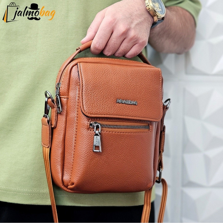 کیف دستی دوشی چرم خارجی کد 2088