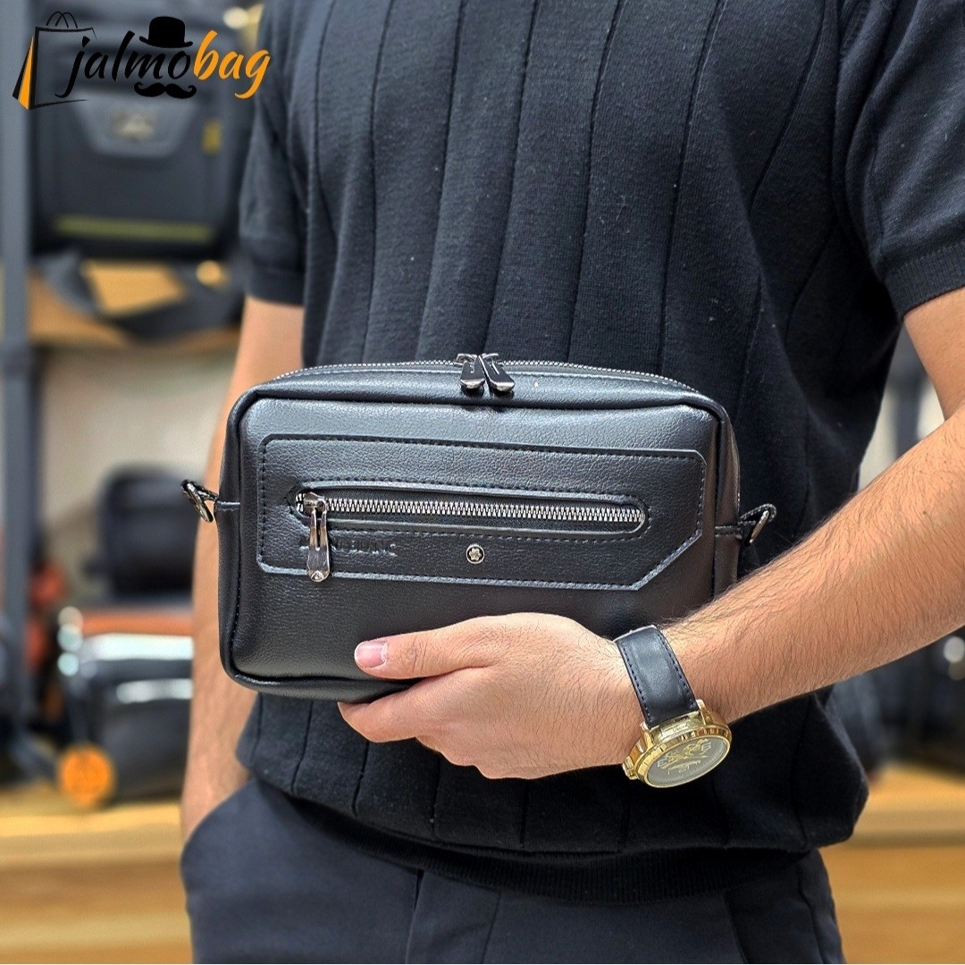 کیف دستی دوشی پاسپورتی مونت بلانک (MONT BLANC) کد 3238