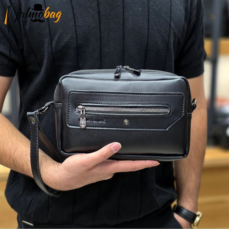 کیف دستی دوشی پاسپورتی مونت بلانک (MONT BLANC) کد 3238