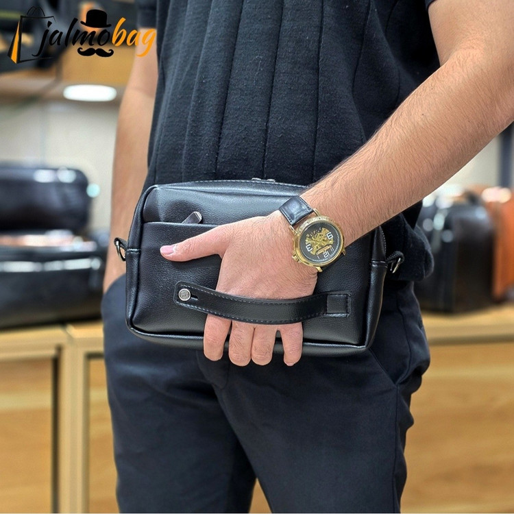 کیف دستی دوشی پاسپورتی مونت بلانک (MONT BLANC) کد 3238