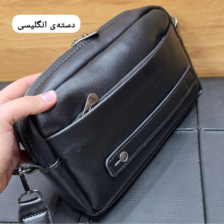 کیف دستی دوشی پاسپورتی مونت بلانک (MONT BLANC) کد 3238