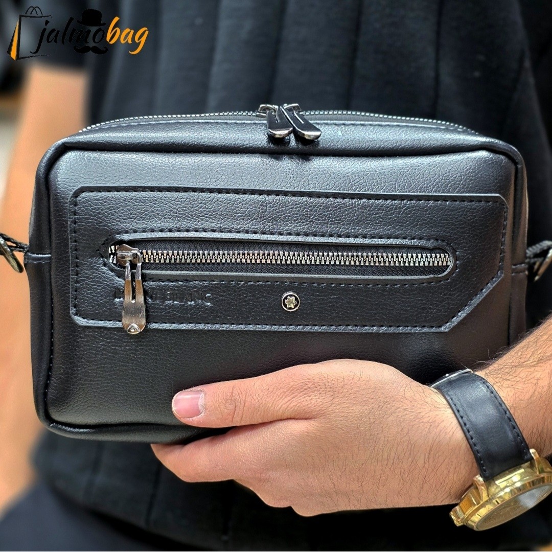 کیف دستی دوشی پاسپورتی مونت بلانک (MONT BLANC) کد 3238