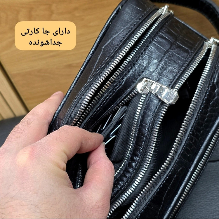 کیف دستی (شوزبگ) چرم طبیعی کد 3242