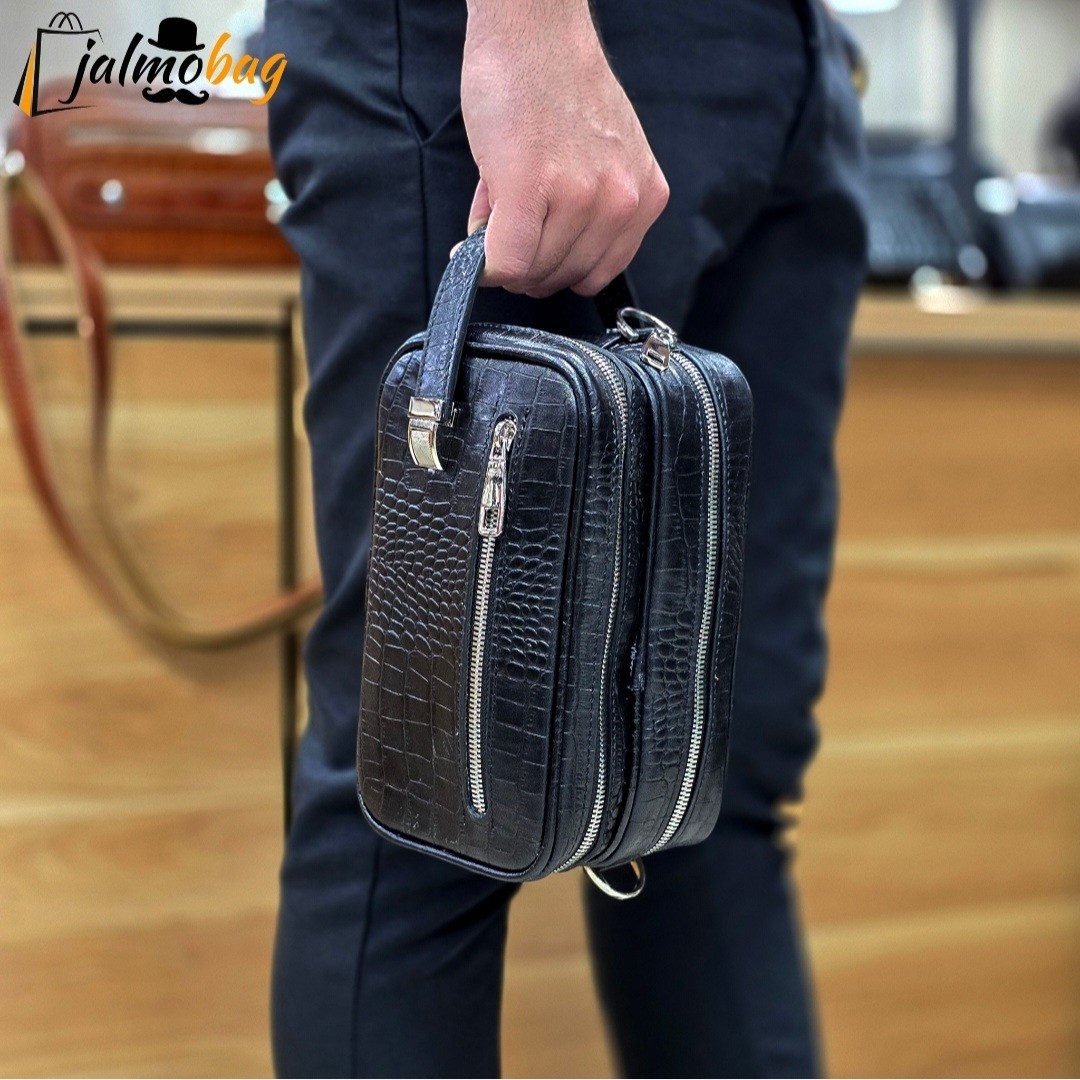کیف دستی دوشی (شوزبگ) چرم طبیعی کد 3240