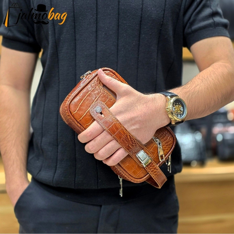 کیف دستی دوشی (شوزبگ) چرم طبیعی کد 3240