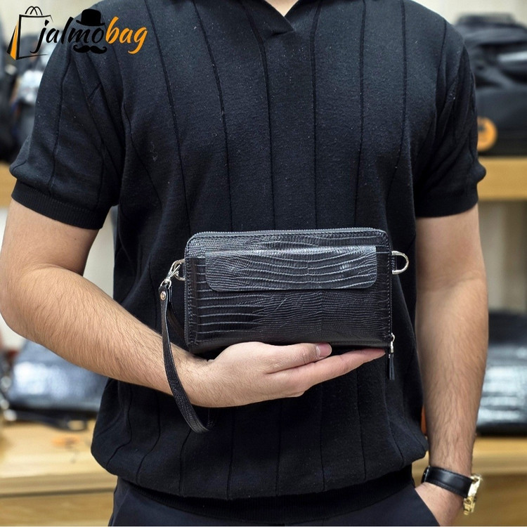 کیف دستی دوشی(شوزبگ) چرم طبیعی کد 3248