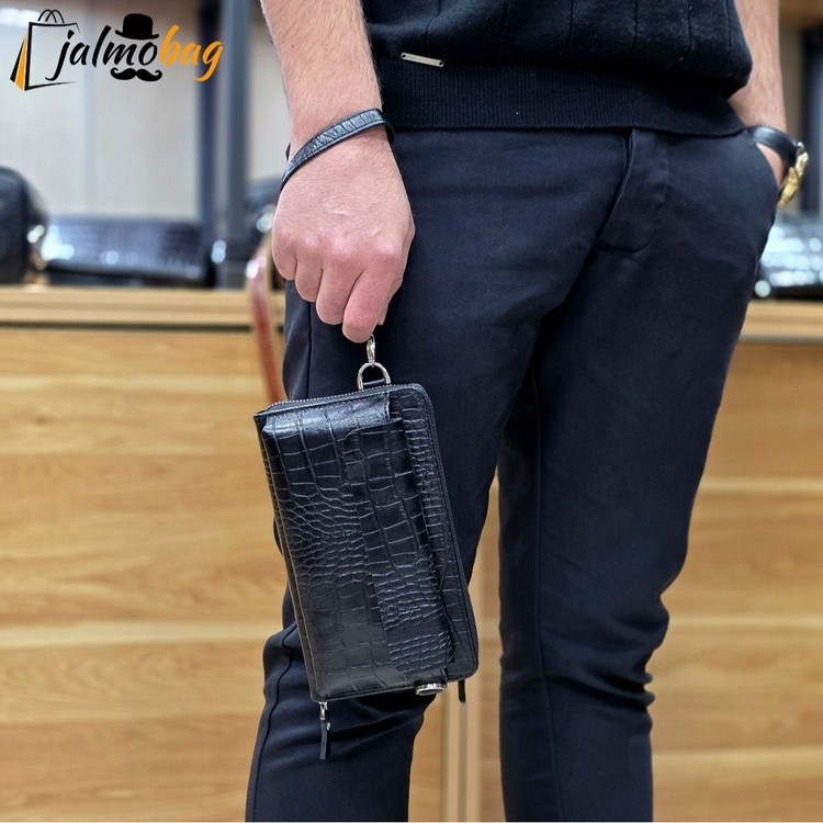 کیف دستی دوشی(شوزبگ) چرم طبیعی کد 3248